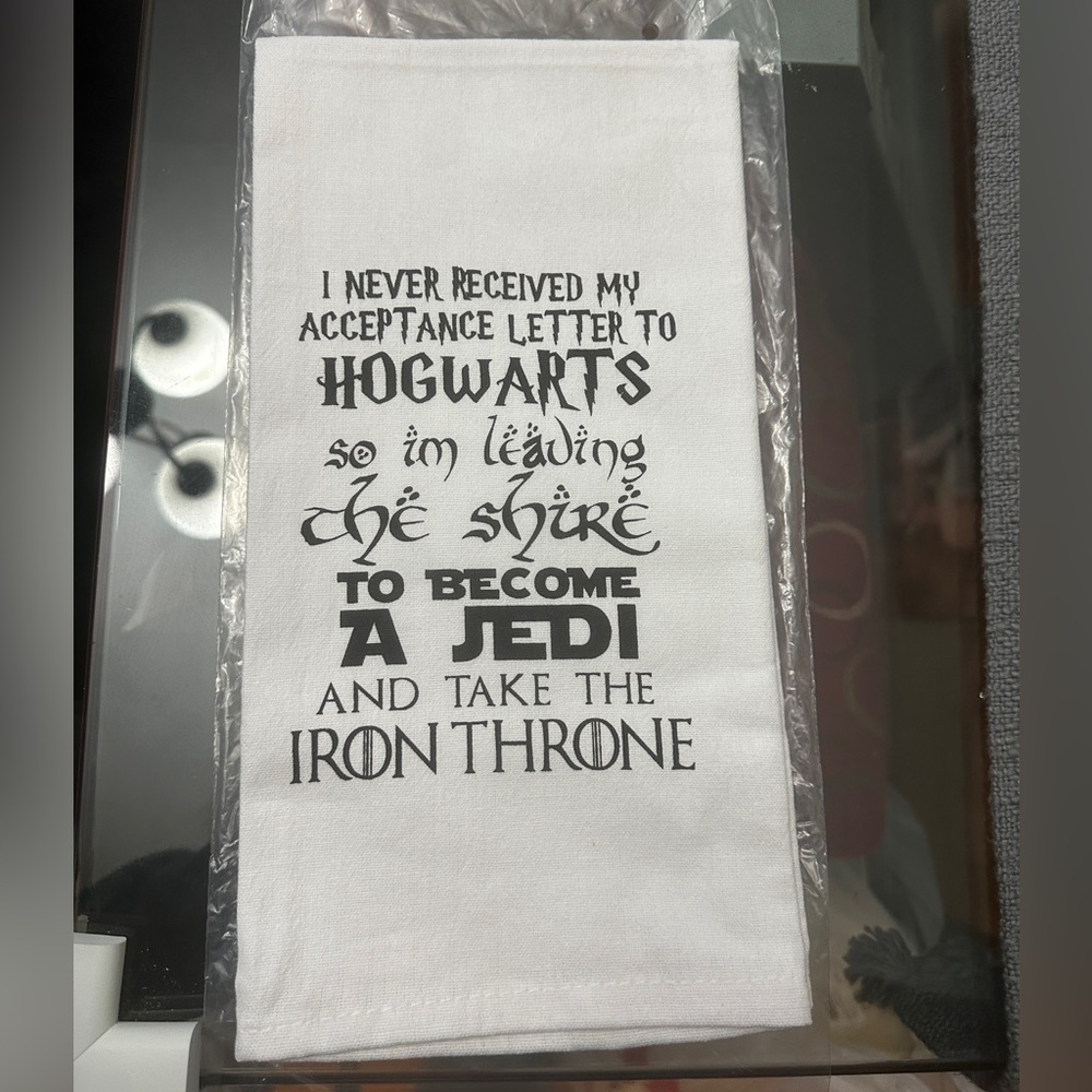 White Novelty Bath Towel